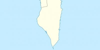 Mapa Bahrainu mapu vektor
