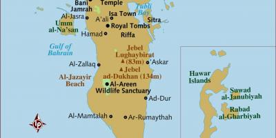 Bahrainu mapa puteva