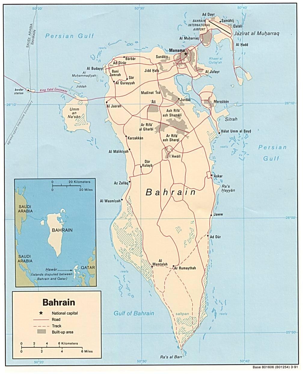 mapa izložba put Bahrainu