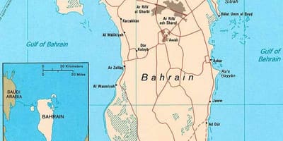 Mapa Bahrainu mapu lokator