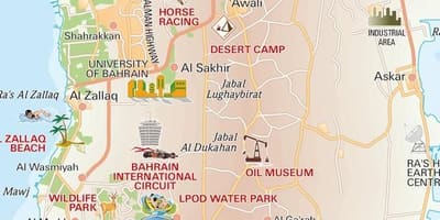 Mapa drvo života Bahrainu