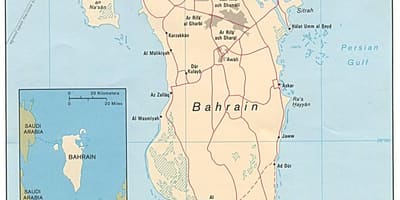 Mapa izložba put Bahrainu
